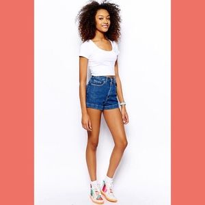 American Apparel High Waisted Shorts